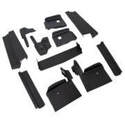 DURAFORCE Fit For 1979-1985 Cadillac Eldorado Black Front+Rear Bumper Fillers Set Of 11