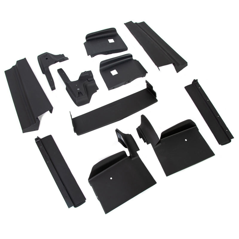 DURAFORCE Fit For 1979-1985 Cadillac Eldorado Black Front+Rear Bumper Fillers Set Of 11