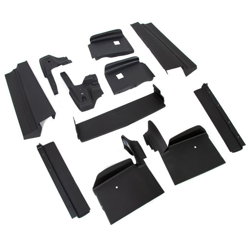 DURAFORCE Fit For 1979-1985 Cadillac Eldorado Black Front+Rear Bumper Fillers Set Of 11