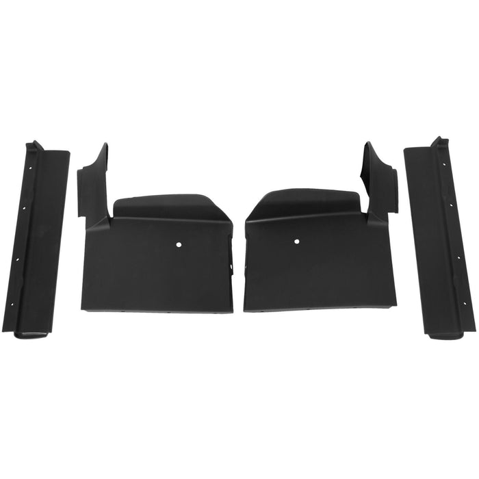 DURAFORCE Fit For 1979-1985 Cadillac Eldorado Black Front+Rear Bumper Fillers Set Of 11