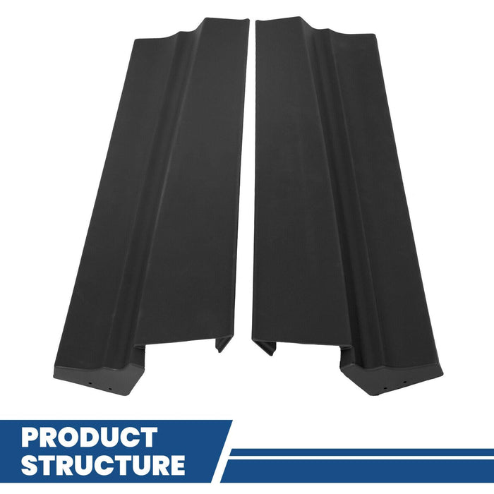 DURAFORCE Fit For 1979-1985 Cadillac Eldorado Black Front+Rear Bumper Fillers Set Of 11