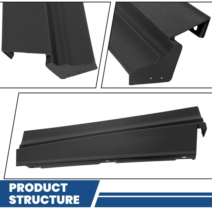 DURAFORCE Fit For 1979-1985 Cadillac Eldorado Black Front+Rear Bumper Fillers Set Of 11