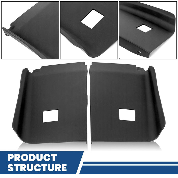 DURAFORCE Fit For 1979-1985 Cadillac Eldorado Black Front+Rear Bumper Fillers Set Of 11