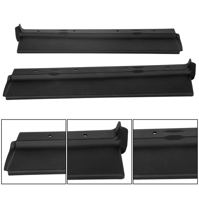 DURAFORCE Fit For 1979-1985 Cadillac Eldorado Black Front+Rear Bumper Fillers Set Of 11