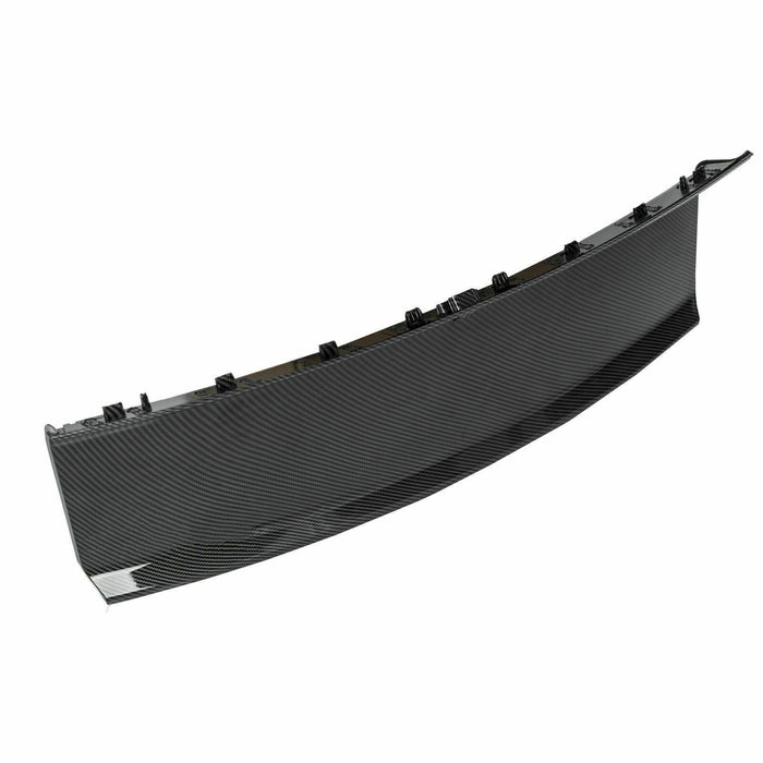 DURAFORCE FOR 2015-2021-2023 FORD MUSTANG CARBON FIBER LOOK TRUNK PANEL DECKLID TRIM COVER