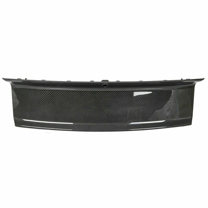 DURAFORCE FOR 2015-2021-2023 FORD MUSTANG CARBON FIBER LOOK TRUNK PANEL DECKLID TRIM COVER