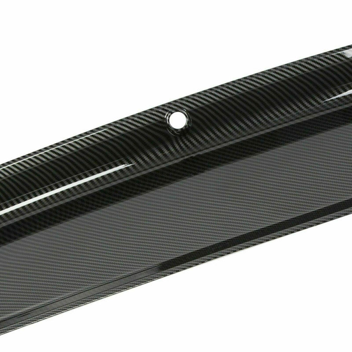 DURAFORCE FOR 2015-2021-2023 FORD MUSTANG CARBON FIBER LOOK TRUNK PANEL DECKLID TRIM COVER