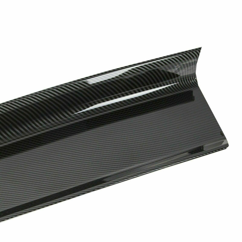 DURAFORCE FOR 2015-2021-2023 FORD MUSTANG CARBON FIBER LOOK TRUNK PANEL DECKLID TRIM COVER