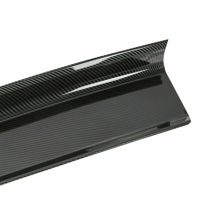 DURAFORCE FOR 2015-2021-2023 FORD MUSTANG CARBON FIBER LOOK TRUNK PANEL DECKLID TRIM COVER