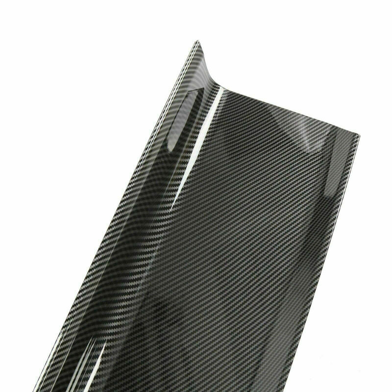DURAFORCE FOR 2015-2021-2023 FORD MUSTANG CARBON FIBER LOOK TRUNK PANEL DECKLID TRIM COVER