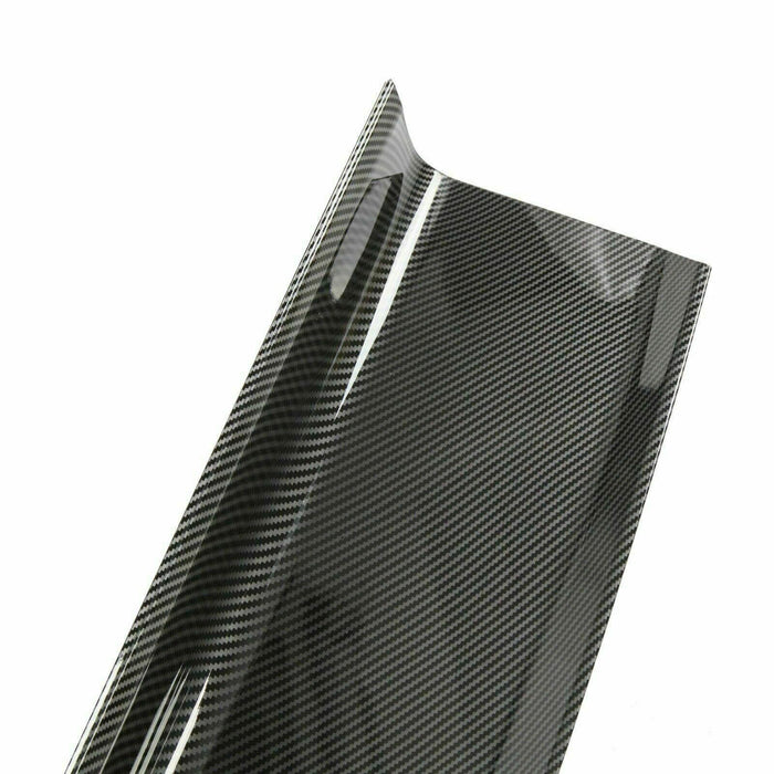 DURAFORCE FOR 2015-2021-2023 FORD MUSTANG CARBON FIBER LOOK TRUNK PANEL DECKLID TRIM COVER