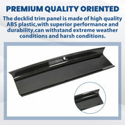 DURAFORCE FOR 2015-2021-2023 FORD MUSTANG CARBON FIBER LOOK TRUNK PANEL DECKLID TRIM COVER