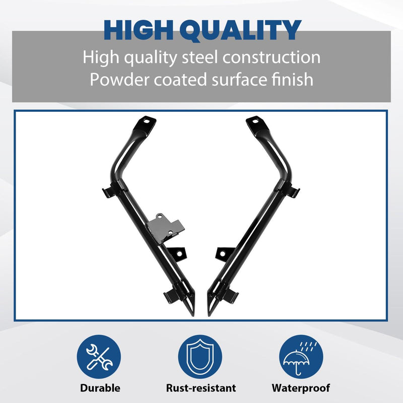 DURAFORCE Lowered Bracket Black Ultra Low Seat Frame Bars For Honda 03-20 Ruckus 50/Zoomer