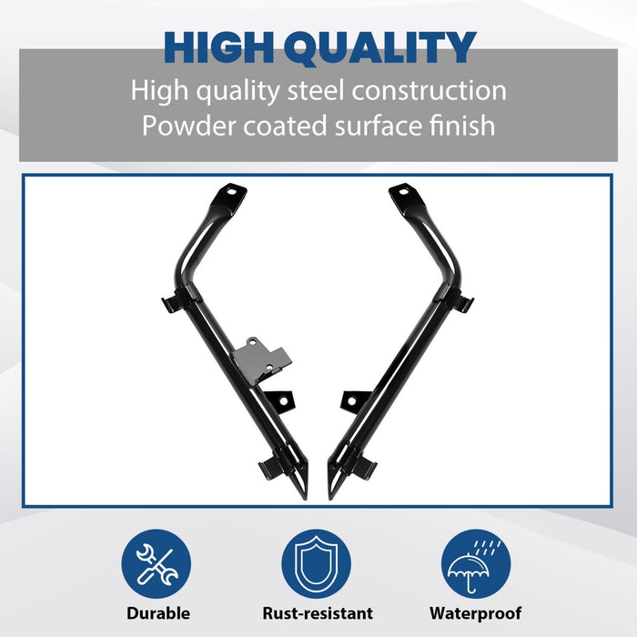 DURAFORCE Lowered Bracket Black Ultra Low Seat Frame Bars For Honda 03-20 Ruckus 50/Zoomer