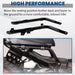 DURAFORCE Lowered Bracket Black Ultra Low Seat Frame Bars For Honda 03-20 Ruckus 50/Zoomer