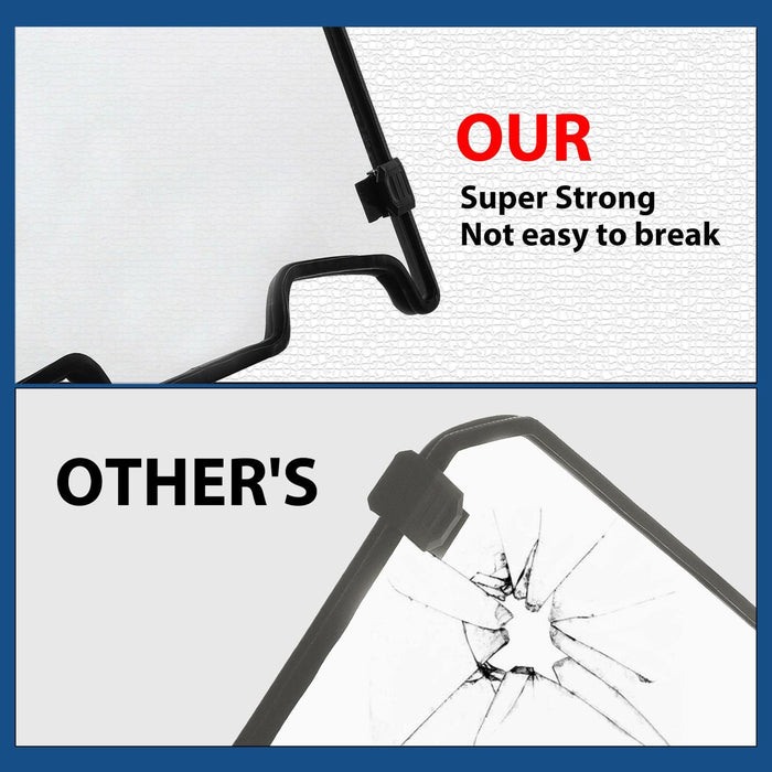 DURAFORCE For 2019-2023 Polaris RZR XP Turbo 4 1000 Front Clear Full Windshield Windscreen