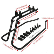 DURAFORCE Hard Saddlebags Saddle Bag Conversion Bracket Mount For Harley Softail Fatboy
