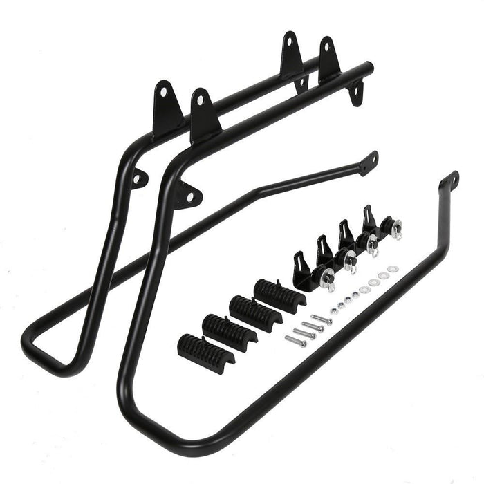 DURAFORCE Hard Saddlebags Saddle Bag Conversion Bracket Mount For Harley Softail Fatboy