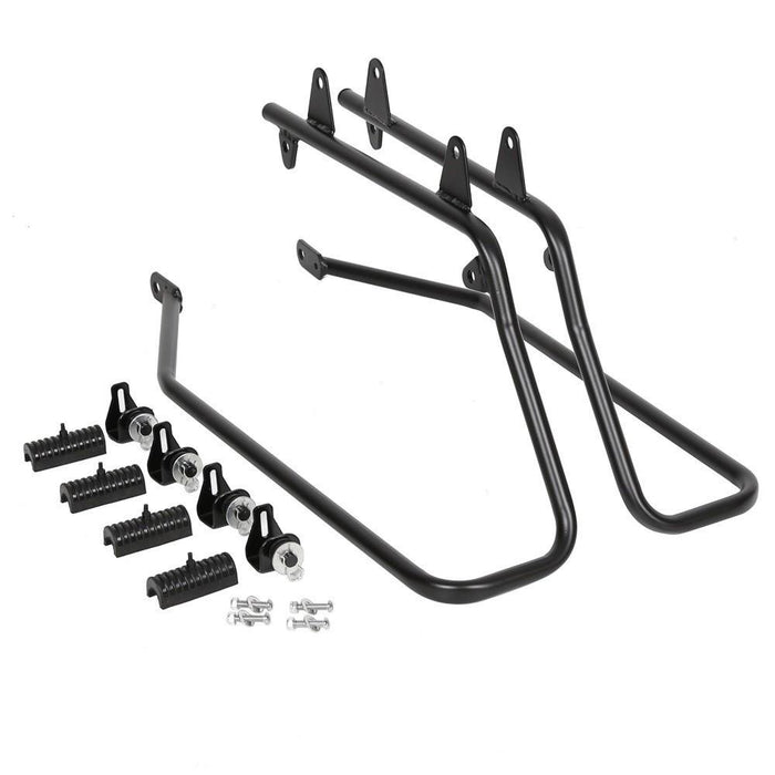 DURAFORCE Hard Saddlebags Saddle Bag Conversion Bracket Mount For Harley Softail Fatboy