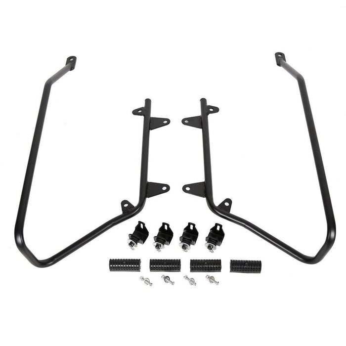 DURAFORCE Hard Saddlebags Saddle Bag Conversion Bracket Mount For Harley Softail Fatboy