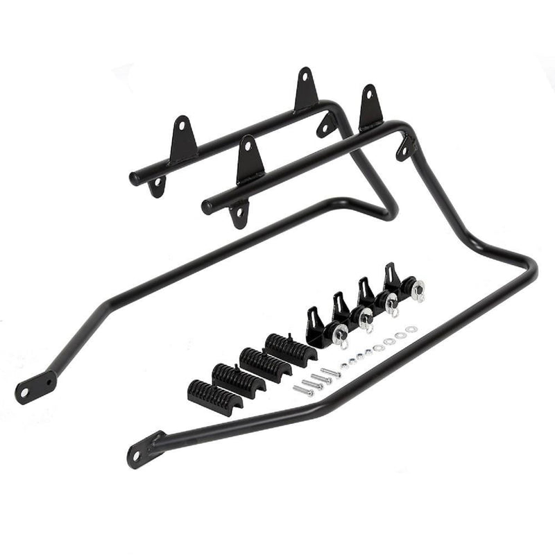 DURAFORCE Hard Saddlebags Saddle Bag Conversion Bracket Mount For Harley Softail Fatboy