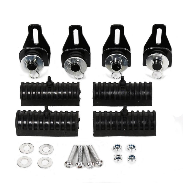 DURAFORCE Hard Saddlebags Saddle Bag Conversion Bracket Mount For Harley Softail Fatboy