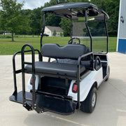 DURAFORCE Rear Flip Seat Kit Back Seat w/Grab Bar For Club Car DS 2000-2013 Golf Cart