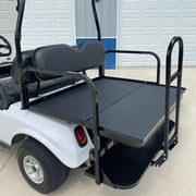 DURAFORCE Rear Flip Seat Kit Back Seat w/Grab Bar For Club Car DS 2000-2013 Golf Cart