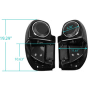 DURAFORCE Lower Fairing 6.5" Speaker Box Pod Fit For Harley Touring Street Glide 14-24