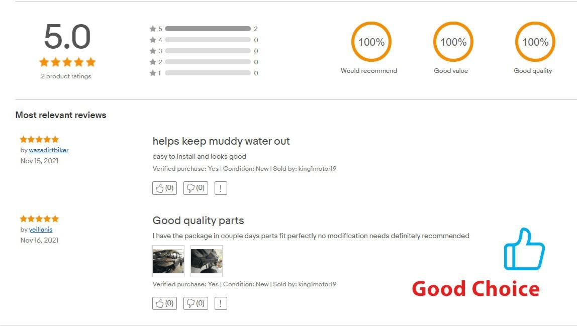 DURAFORCE Fender Flares For Can Am Maverick X3 / MAX Turbo R RR 2017-2024 # 715002973