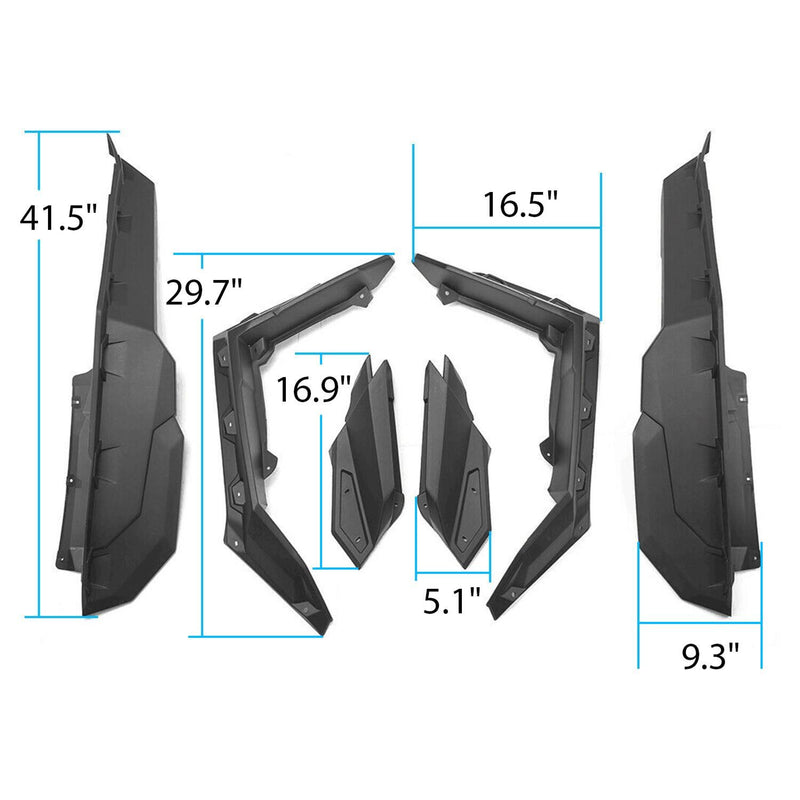 DURAFORCE Fender Flares For Can Am Maverick X3 / MAX Turbo R RR 2017-2024 # 715002973