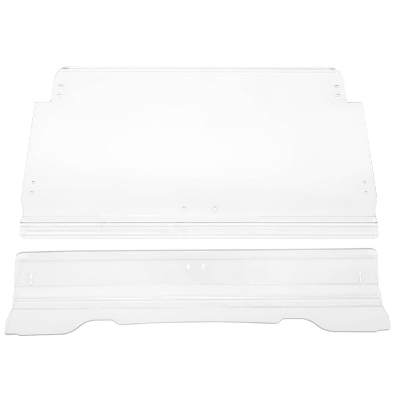 DURAFORCE For 14-18 Polaris RZR XP 1000 /S4 S RZR 900 Full Flip Up Split Windshield 2-IN-1