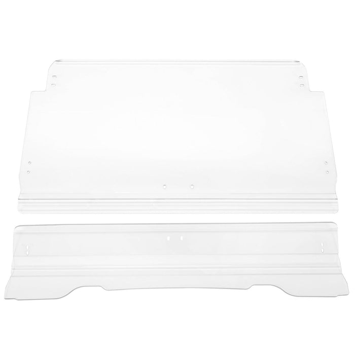 DURAFORCE For 14-18 Polaris RZR XP 1000 /S4 S RZR 900 Full Flip Up Split Windshield 2-IN-1