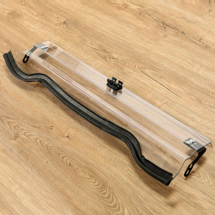 DURAFORCE For 14-18 Polaris RZR XP 1000 /S4 S RZR 900 Full Flip Up Split Windshield 2-IN-1