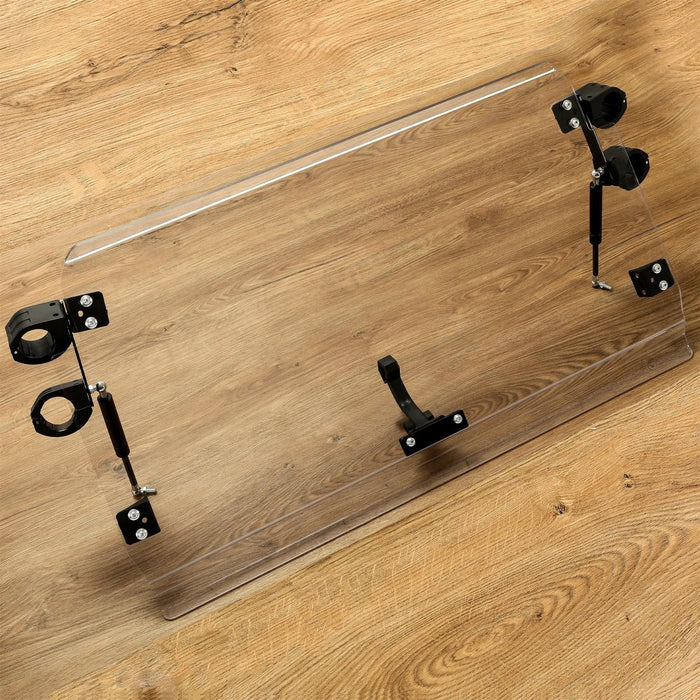 DURAFORCE For 14-18 Polaris RZR XP 1000 /S4 S RZR 900 Full Flip Up Split Windshield 2-IN-1