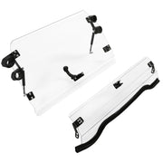 DURAFORCE For 14-18 Polaris RZR XP 1000 /S4 S RZR 900 Full Flip Up Split Windshield 2-IN-1