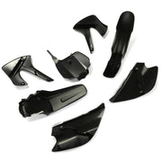DURAFORCE Restyled Plastics Kit Set Black For Kawasaki KX85 KX100 2001-2013 Motorcycle