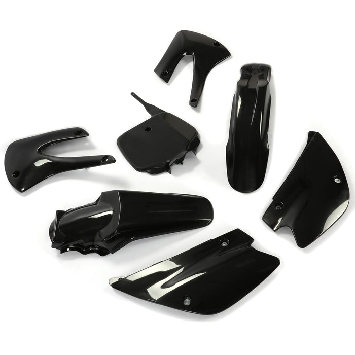 DURAFORCE Restyled Plastics Kit Set Black For Kawasaki KX85 KX100 2001-2013 Motorcycle