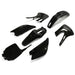 DURAFORCE Restyled Plastics Kit Set Black For Kawasaki KX85 KX100 2001-2013 Motorcycle