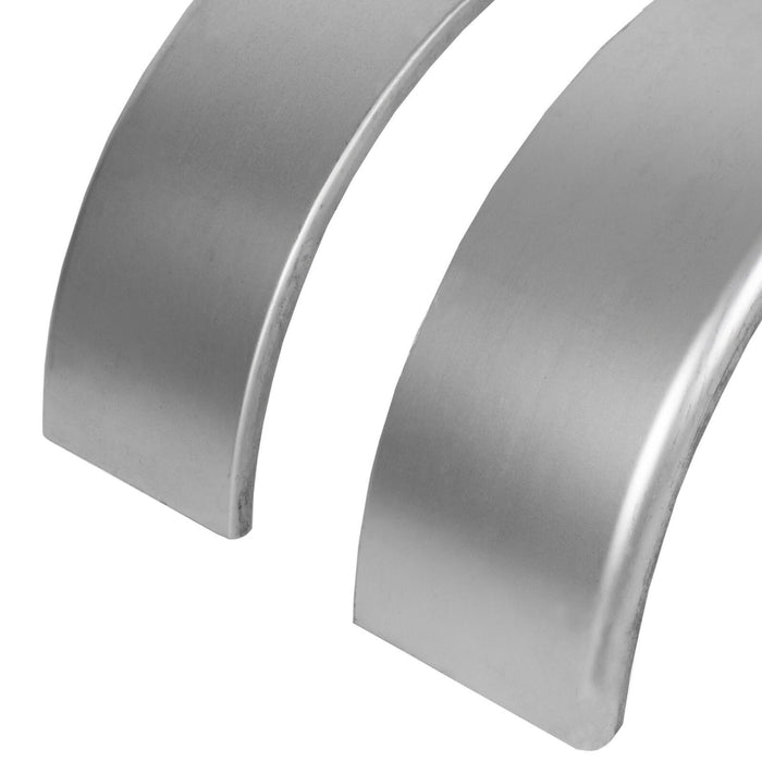 DURAFORCE Pair of Steel Round Single Axle Trailer Fenders & Fender Backs For 14"-16" Wheel