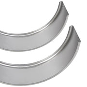 DURAFORCE Pair of Steel Round Single Axle Trailer Fenders & Fender Backs For 14"-16" Wheel