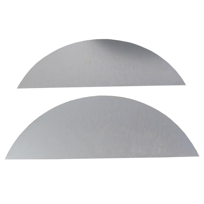 DURAFORCE Pair of Steel Round Single Axle Trailer Fenders & Fender Backs For 14"-16" Wheel