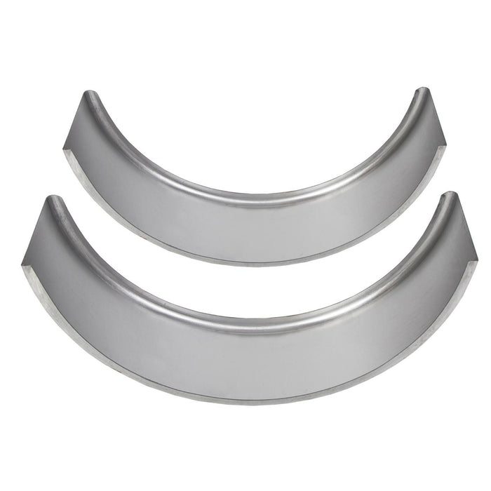 DURAFORCE Pair of Steel Round Single Axle Trailer Fenders & Fender Backs For 14"-16" Wheel