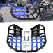 DURAFORCE For Honda TRX 450R 450ER Sportrax 450 All Year Nerf Bars Pro Peg Heel Guard Blue