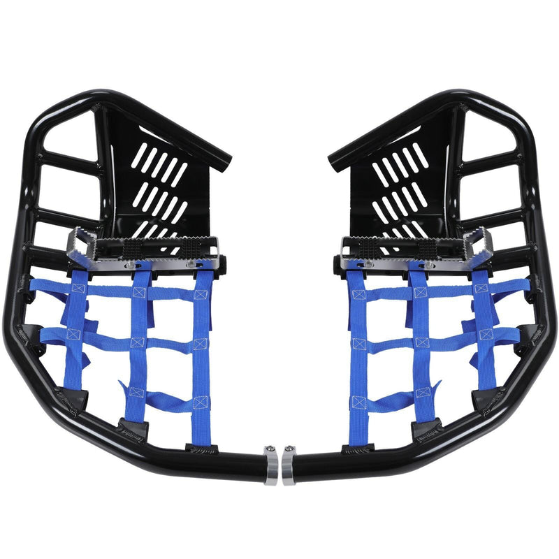 DURAFORCE For Honda TRX 450R 450ER Sportrax 450 All Year Nerf Bars Pro Peg Heel Guard Blue