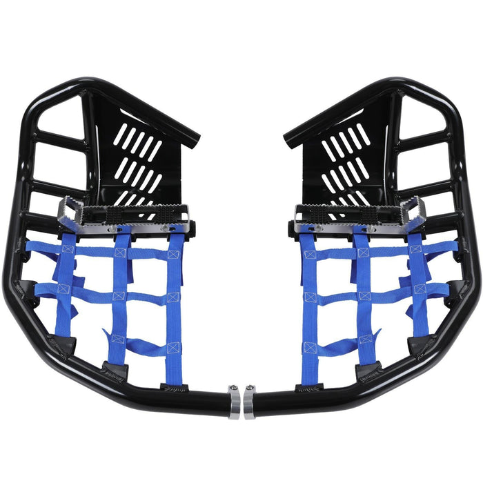 DURAFORCE For Honda TRX 450R 450ER Sportrax 450 All Year Nerf Bars Pro Peg Heel Guard Blue