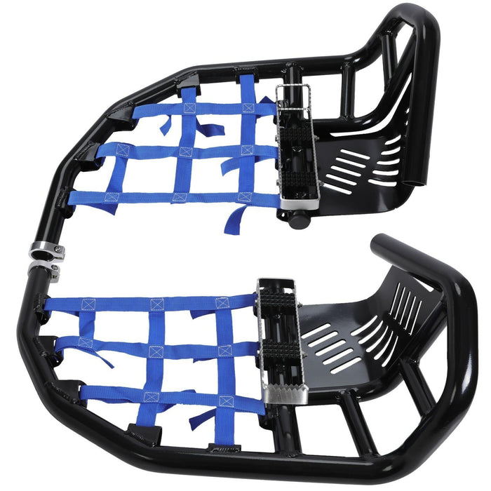 DURAFORCE For Honda TRX 450R 450ER Sportrax 450 All Year Nerf Bars Pro Peg Heel Guard Blue