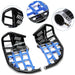 DURAFORCE For Honda TRX 450R 450ER Sportrax 450 All Year Nerf Bars Pro Peg Heel Guard Blue