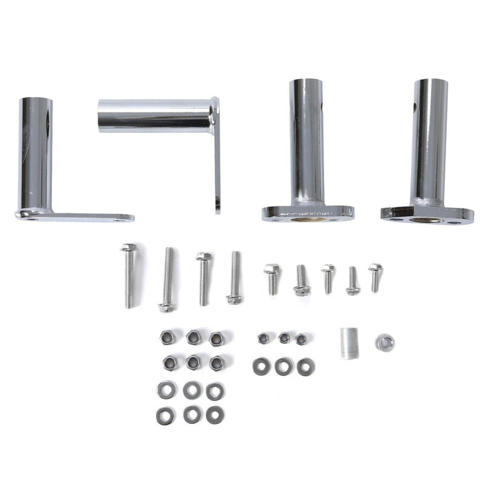 DURAFORCE For Honda TRX 450R 450ER Sportrax 450 All Year Nerf Bars Pro Peg Heel Guard Blue