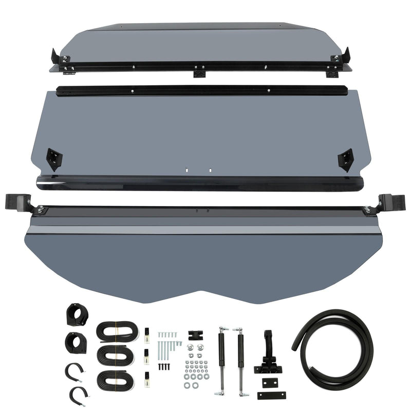 DURAFORCE 2-IN-1 Flip Smoked Windshield for Can-Am Maverick X3 (64"/ 72") 2017-2025